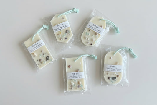 Scented Wax Sachets | Blooming Cottage and Moonflower Nectar 2”W x 3.5” H Our Lady Star of Sea