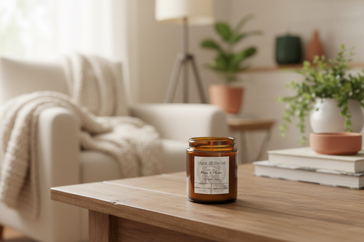 Bougie de prière 100 % cire d'abeille pure – 113 g coulée à la main | Parfumée aux huiles essentielles dans un récipient recyclé